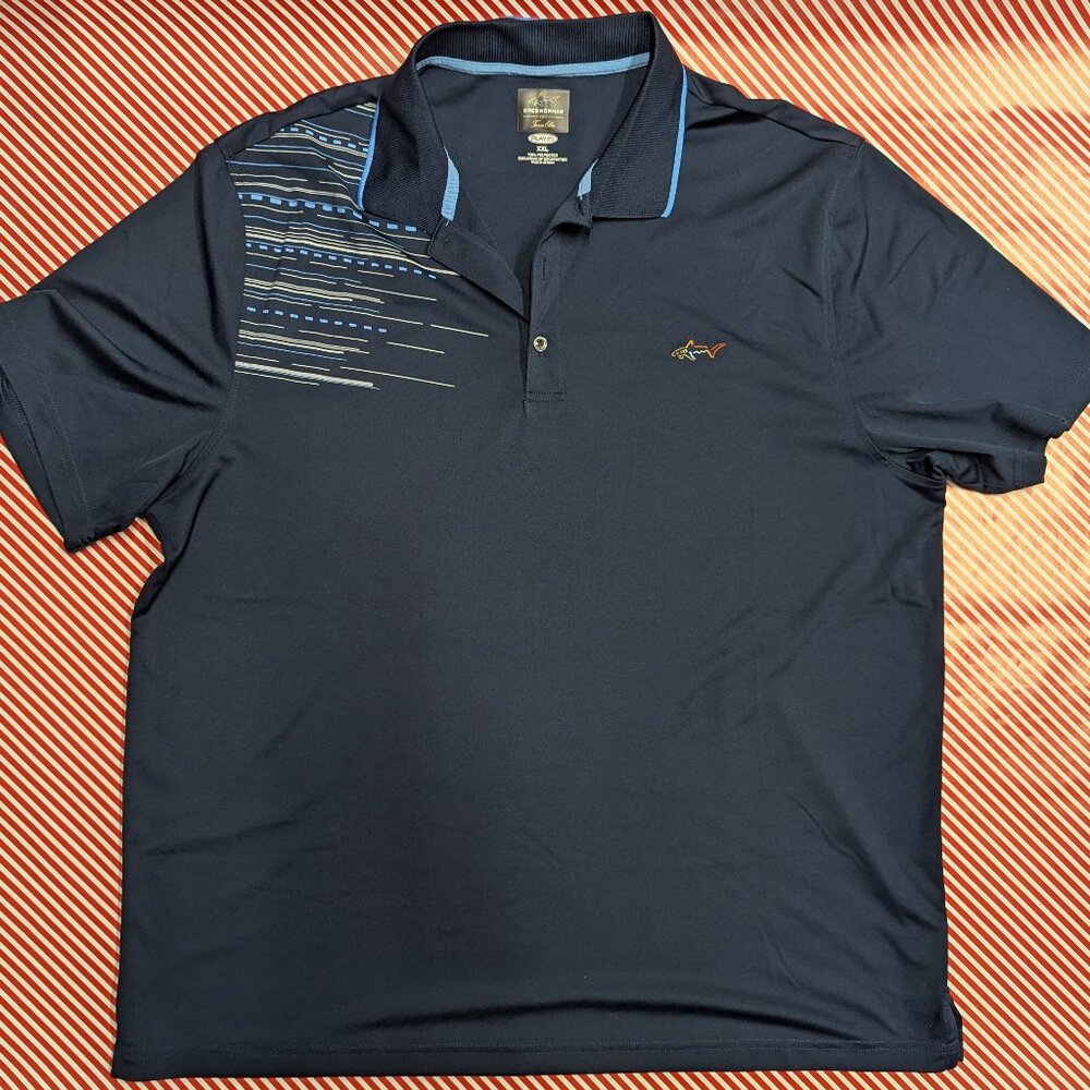 Greg Norman “Play Dry” Attack Life Polo Shirt – Men’s XXL – Barely Worn